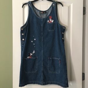 Mickey Unlimited jean denim dress with pockets